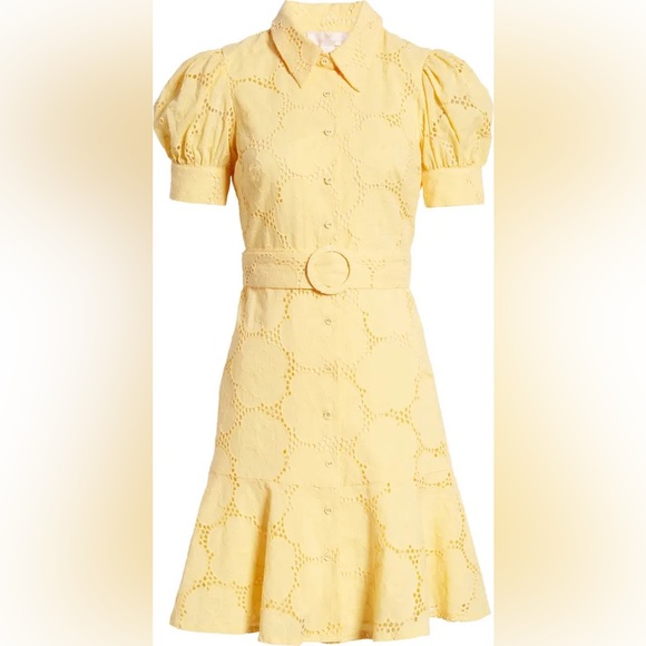 Rachel Parcell Cotton Eyelet Shirtdress sz Small - Picture 2 of 7